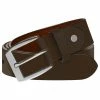 VidaXL Ceinture pour hommes Cuir Marron 95 cm