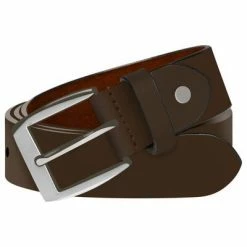 VidaXL Ceinture pour hommes Cuir Marron 95 cm