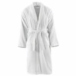 VidaXL Peignoir unisexe Terry 100 % Coton Blanc M
