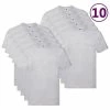 Fruit of the Loom T-shirts originaux 10 pcs Gris S Coton