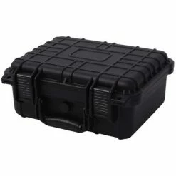 VidaXL Boîte de protection pour équipement 35 x 29,5 x 15 cm noir