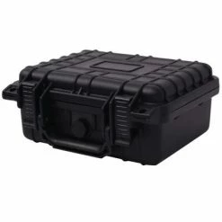 VidaXL Boîte de protection pour équipement 27 x 24,6 x 12,4 cm noir
