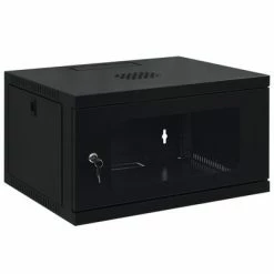 VidaXL Coffret de réseau mural 6U 19" IP20 550 x 450 x 368 mm
