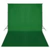 VidaXL Système de support de toile de fond 500 x 300 cm Vert