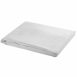 VidaXL Toile de fond Coton Blanc 300 x 300 cm