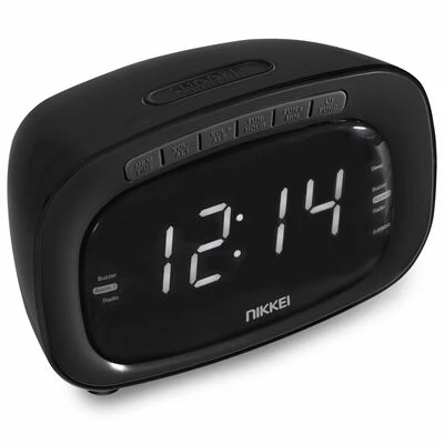 Nikkei Radio-réveil NR200BK Noir 1 Nikkei Radio-réveil NR200BK Noir