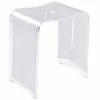 RIDDER Tabouret de salle de bain Trendy Transparent
