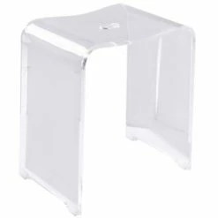 RIDDER Tabouret de salle de bain Trendy Transparent