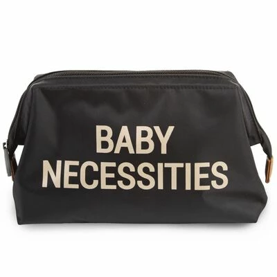 CHILDHOME Sac de toilette Baby Necessities Noir Doré 1 CHILDHOME Sac de toilette Baby Necessities Noir Doré