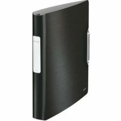 Leitz Classeur à anneaux 4DR Noir 30 mm PP