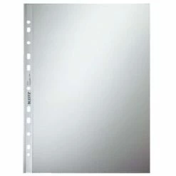 Leitz Pochette 100 pcs Verre Transparent A4 11 trous