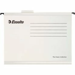 Esselte Classeur à suspension renforcée 25 pcs Blanc