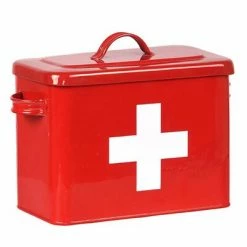LABEL51 Trousse de premiers secours 30x14x21 cm Rouge