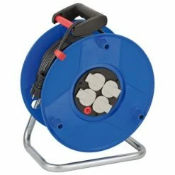 Brennenstuhl Enrouleur de câble Garant Bleu 50 m