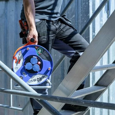 Brennenstuhl Enrouleur de câble Garant Orange 40 m 2 Brennenstuhl Enrouleur de câble Garant Orange 40 m – Image 2