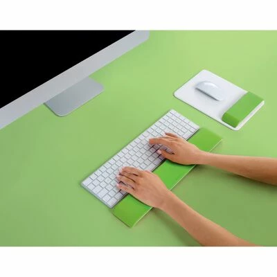 Leitz Repose-poignet de clavier réglable Ergo WOW Vert 2 Leitz Repose-poignet de clavier réglable Ergo WOW Vert – Image 2