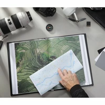 Rillstab Dossier de présentation A4 30 pochettes avec vue de face Noir 2 Rillstab Dossier de présentation A4 30 pochettes avec vue de face Noir – Image 2