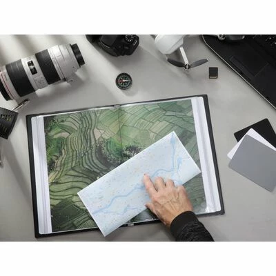 Rillstab Dossier de présentation A4 20 pochettes avec vue de face Noir 2 Rillstab Dossier de présentation A4 20 pochettes avec vue de face Noir – Image 2