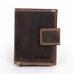 Figuretta Portefeuille et protège-cartes 2 en 1 Marron foncé Cuir