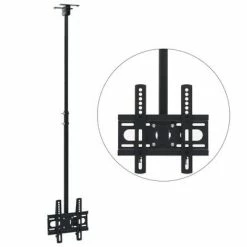 VidaXL Support TV de plafond 23"-42" Hauteur réglable