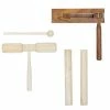 VidaXL Ensemble de percussion 3 pcs Bois