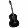 VidaXL Guitare classique pour débutants Noir 4/4 39" Tilleul