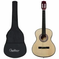 VidaXL Ensemble de guitare classique débutants et enfants 8pcs 3/4 36"