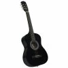 VidaXL Guitare classique de débutants et enfants Noir 3/4 36"