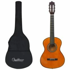 VidaXL Jeu de guitare classique d'enfants et débutants 8 pcs 1/2 34"