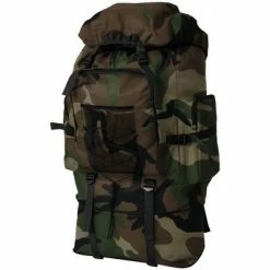 VidaXL Sac à dos en style d'armée XXL 100 L Camouflage