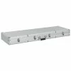 VidaXL Mallette pour arme à feu Argenté 118 x 38 x 12 cm Aluminium