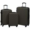 VidaXL Ensemble de valises rigides 3 pcs Anthracite ABS