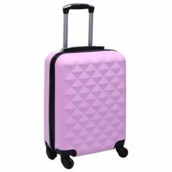VidaXL Valise rigide Rose ABS