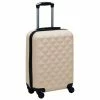 VidaXL Valise rigide Doré ABS
