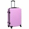 VidaXL Valise rigide Rose ABS