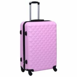 VidaXL Valise rigide Rose ABS