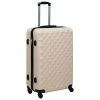 VidaXL Valise rigide Doré ABS