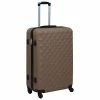 VidaXL Valise rigide Marron ABS