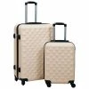 VidaXL Ensemble de valises rigides 2 pcs Doré ABS