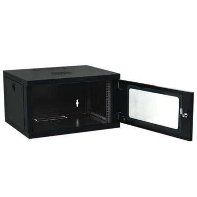 VidaXL Coffret de réseau mural 6U 19" IP20 550 x 450 x 368 mm 2 VidaXL Coffret de réseau mural 6U 19" IP20 550 x 450 x 368 mm – Image 2