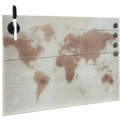 VidaXL Tableau noir magnétique mural Verre 50x30 cm 2 VidaXL Tableau noir magnétique mural Verre 50x30 cm – Image 2