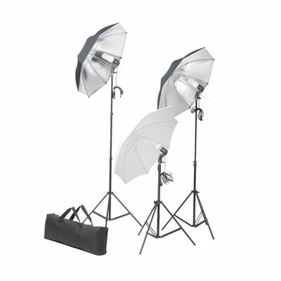 VidaXL Kit de studio photo avec lampes toile de fond et réflecteur 2 VidaXL Kit de studio photo avec lampes toile de fond et réflecteur – Image 2