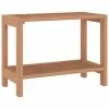 VidaXL Banc de douche 60x30x45 cm Bois massif de teck