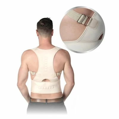 Ceinture de soutien dorsal S-M Blanc BSB002 2 Ceinture de soutien dorsal S-M Blanc BSB002 – Image 2