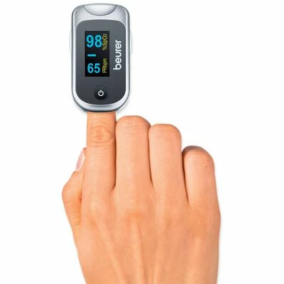 Beurer Oxymètre de pouls PO 40 Blanc et gris 2 Beurer Oxymètre de pouls PO 40 Blanc et gris – Image 2
