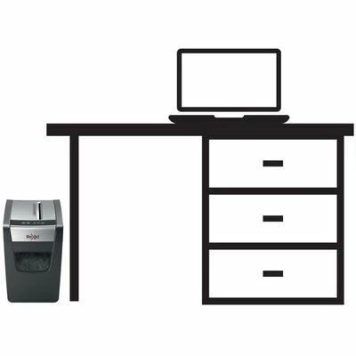 Rexel Déchiqueteuse de papier Momentum X410-SL P4 2 Rexel Déchiqueteuse de papier Momentum X410-SL P4 – Image 2