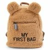 CHILDHOME Sac à dos pour enfants My First Bag Teddy Beige