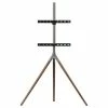 One For All Support TV à trépied 32"-65" Marron foncé
