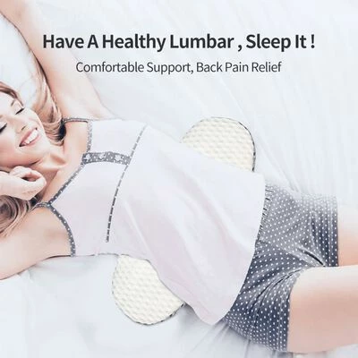 Konbanwa Coussin de soutien du dos Bleu et blanc 2 Konbanwa Coussin de soutien du dos Bleu et blanc – Image 2