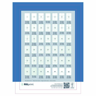 Rillprint Étiquettes autocollantes 105x148 mm 1000 feuilles Blanc 2 Rillprint Étiquettes autocollantes 105x148 mm 1000 feuilles Blanc – Image 2